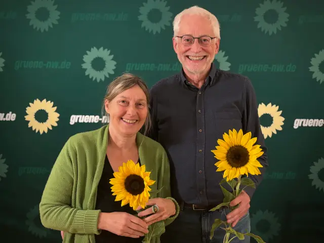 Foto Erika Kuhlmann und Joachim Burschäpers nach der Wahl
